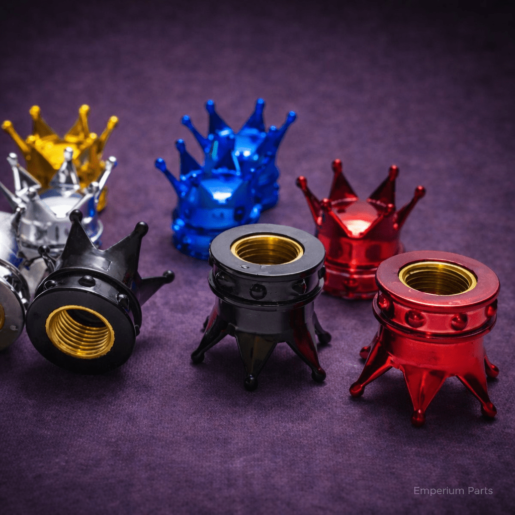 Crown Wheel Valve Caps - Emperium Parts