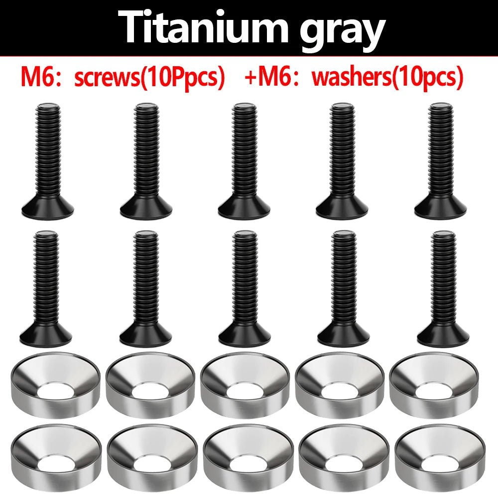 JDM Washer & Bolt M6 - Emperium Parts