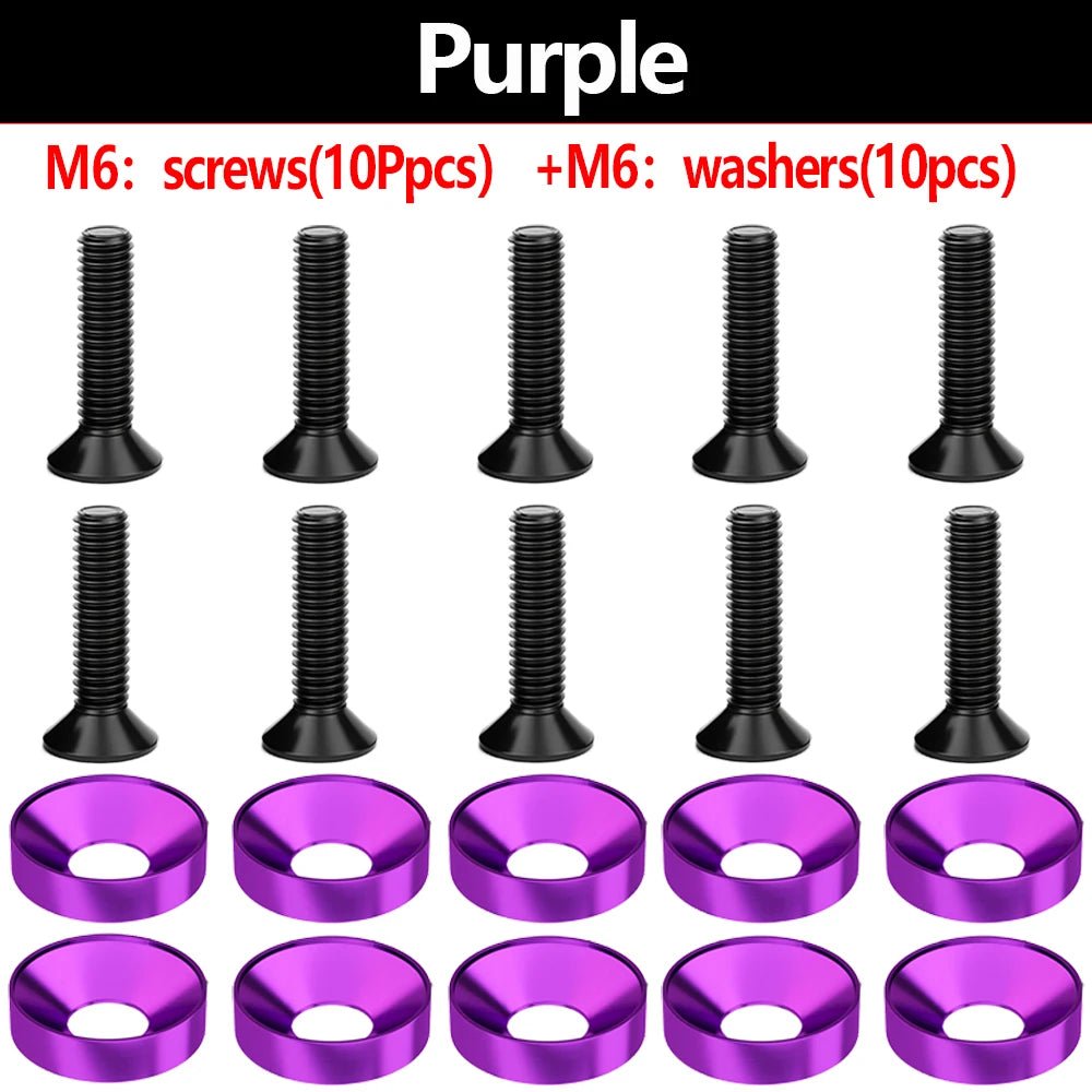 JDM Washer & Bolt M6 - Emperium Parts